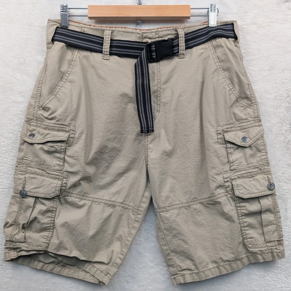 Iron Co. Cargo Shorts Men's 33 Tan 10.5